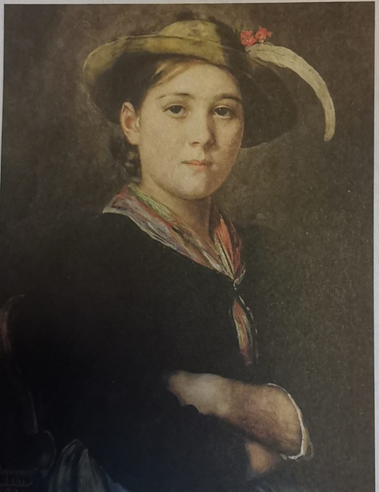 Defregger - Porträt eines Mädchen 1891