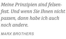 Bitte prinzipiell nicht agil! Prinzipien Marx Brothers